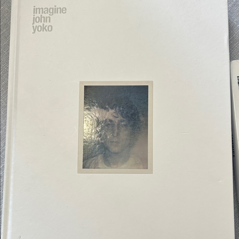 Imagine John Yoko Hardcover Photo Book - White